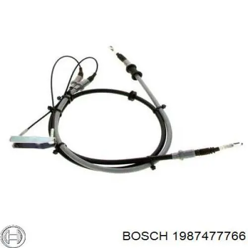 Трос ручного тормоза задний, правый/левый Bosch 1987477766