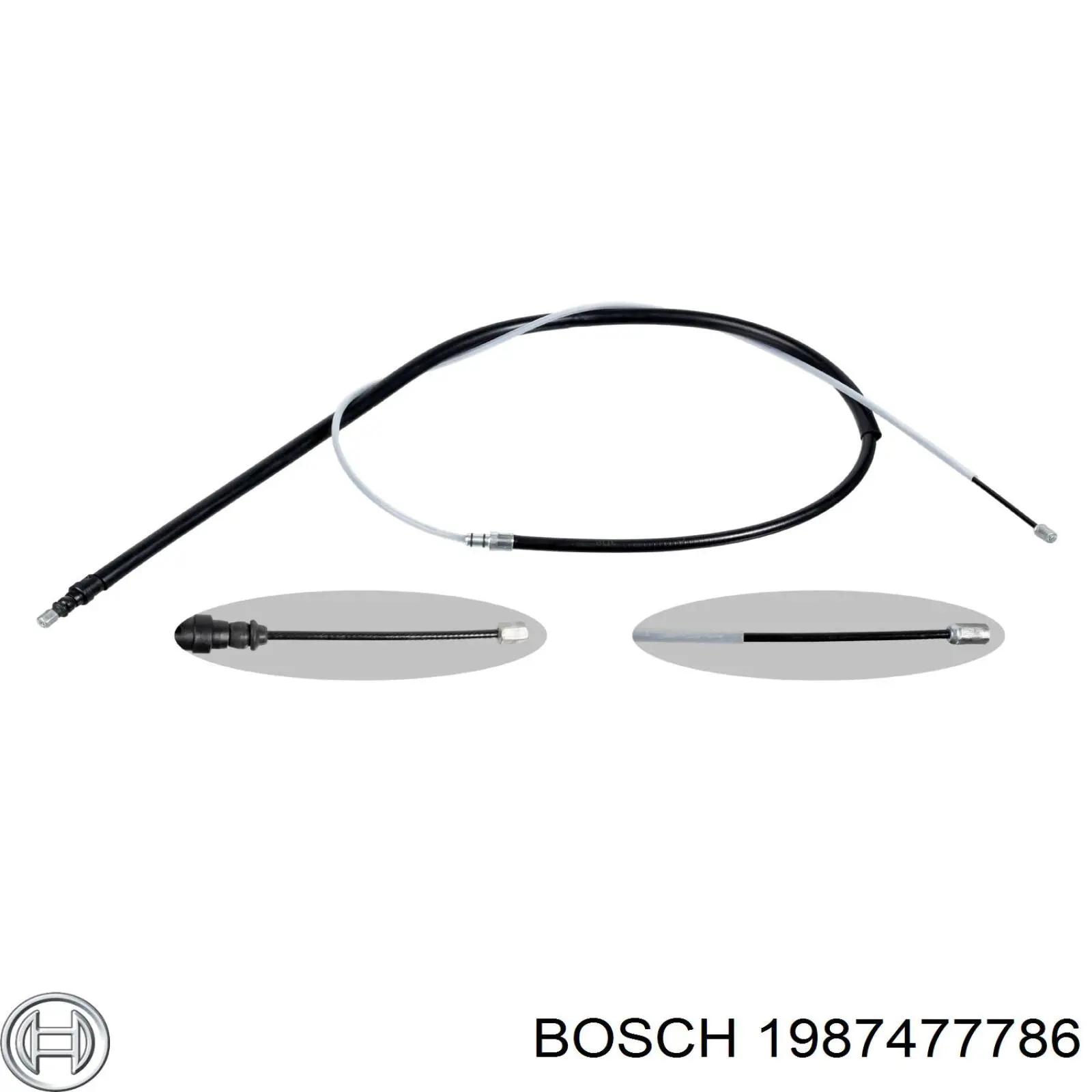 Задний трос ручника 1987477786 Bosch