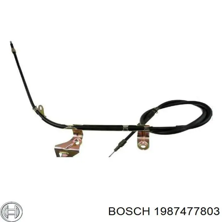Купить 1987477803 Bosch Трос стояночного тормоза задний левый
