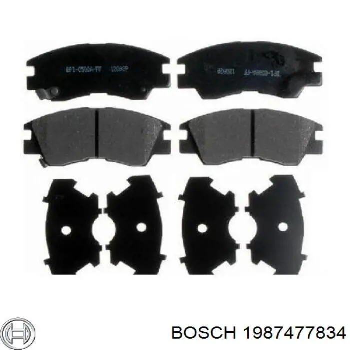 1987477834 Bosch Трос ручного тормоза задний правый/левый