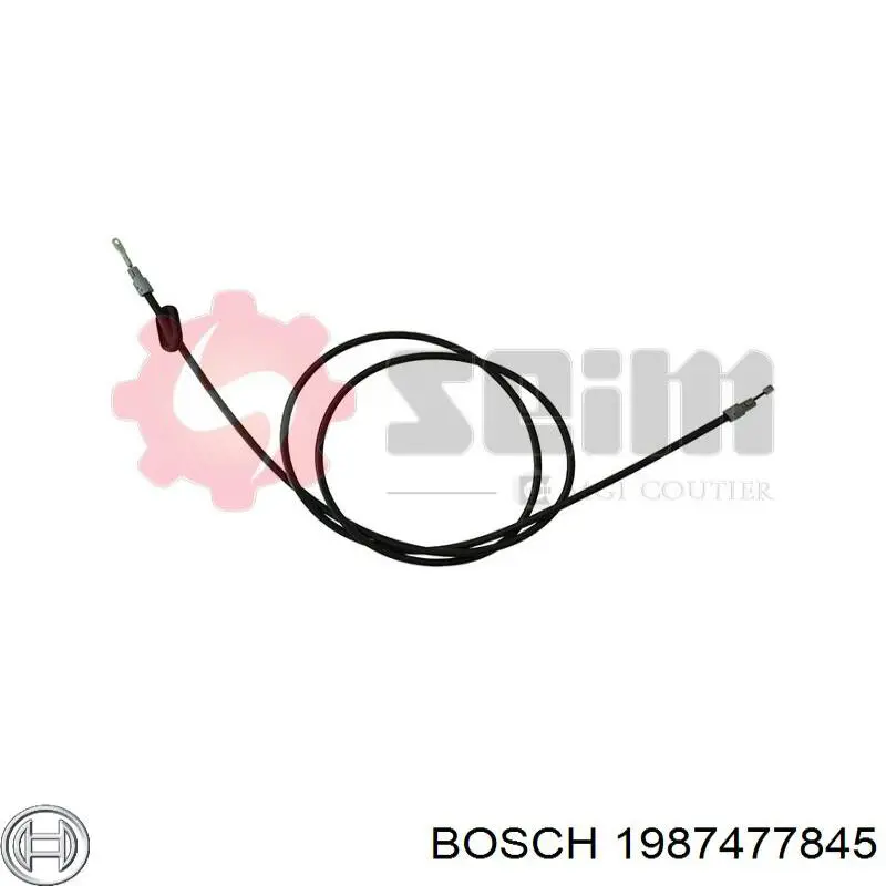 Трос ручника передний Bosch 1987477845