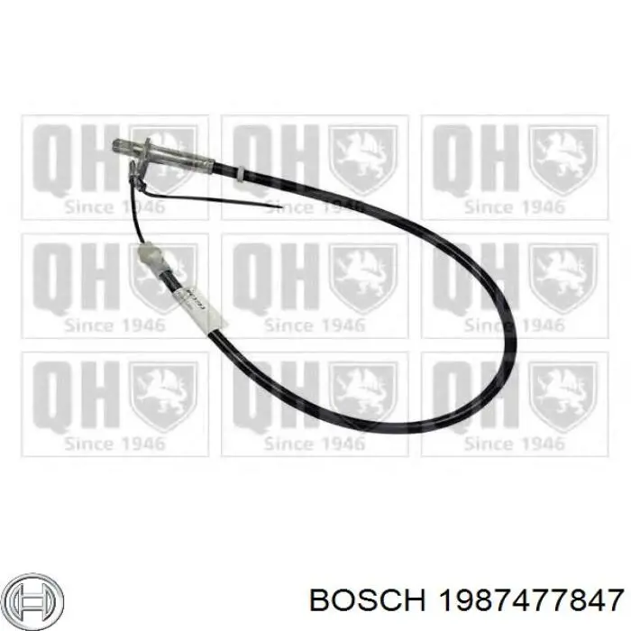 Купить 1987477847 Bosch Задний правый трос ручника