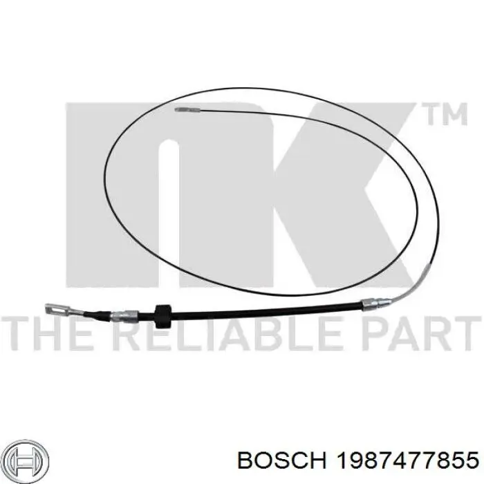 Передний трос ручника 1987477855 Bosch