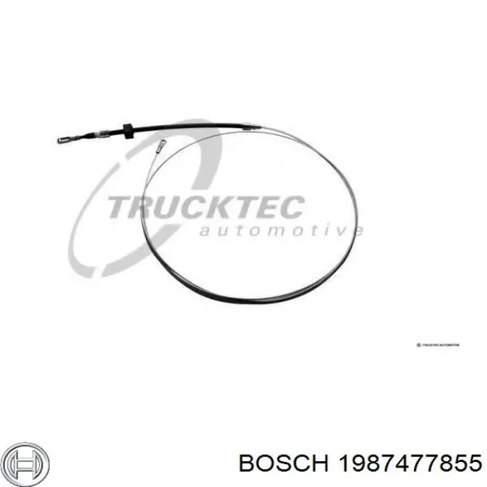 Трос ручного тормоза передний Bosch 1987477855 цена, от 14.97 USD