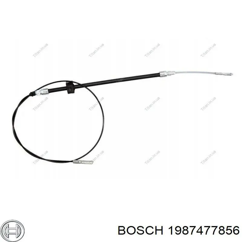 Трос ручного тормоза передний Bosch 1987477856 цена, от 10.44 USD