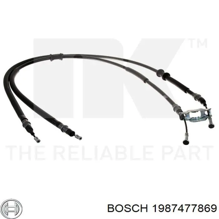 Задний трос ручника 1987477869 Bosch