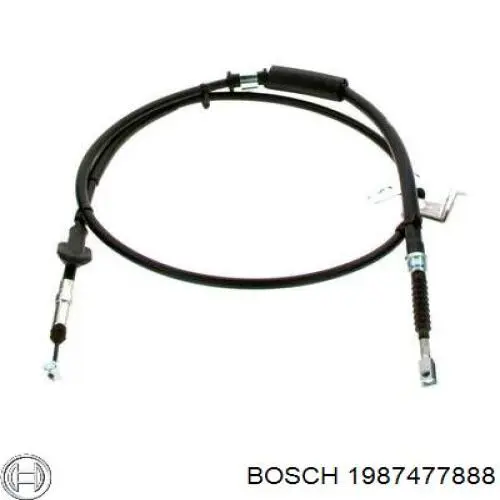 Cable de freno de mano trasero derecho 1987477888 Bosch