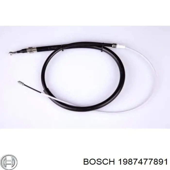 1987477891 Bosch Трос ручного тормоза задний правый/левый