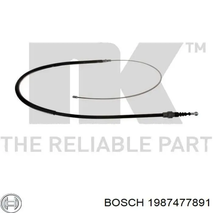 Задний трос ручника 1987477891 Bosch