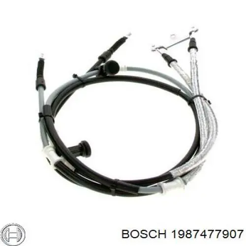 Трос ручного тормоза задний, правый/левый Bosch 1987477907