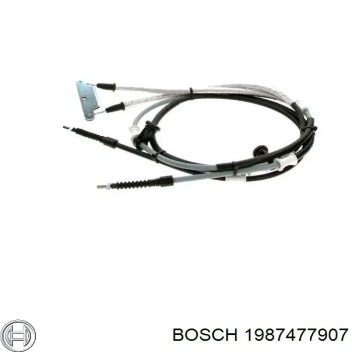 1987477907 Bosch Трос ручного тормоза задний правый/левый