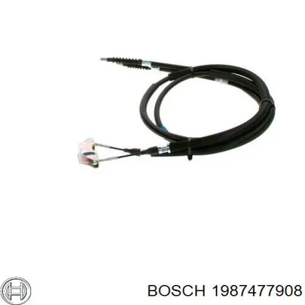 Трос ручного тормоза задний, правый/левый Bosch 1987477908