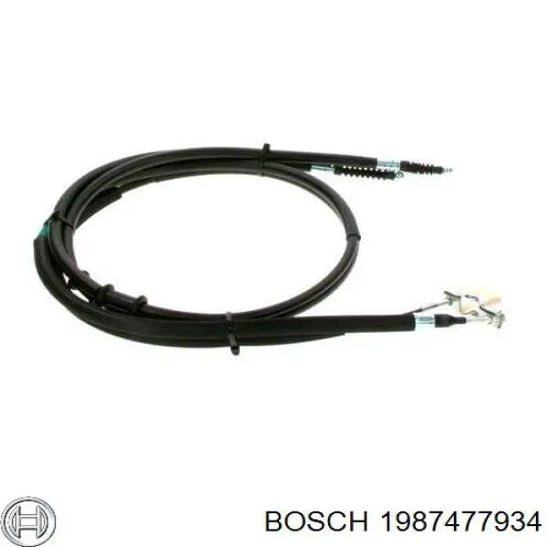 Трос ручного тормоза задний, правый/левый Bosch 1987477934