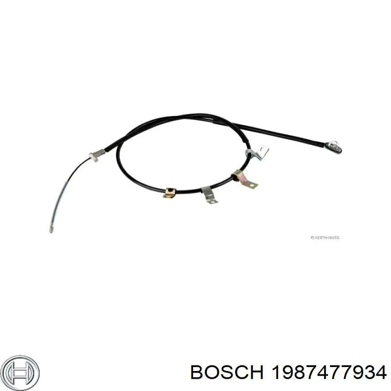 Задний трос ручника Bosch 1987477934 цена, от 36.98 USD