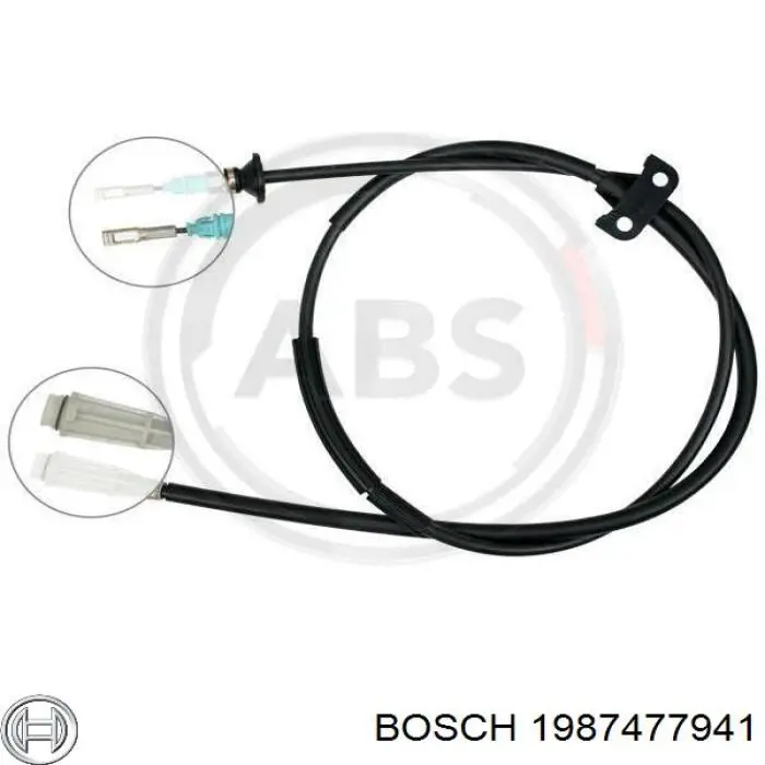 Задний трос ручника 1987477941 Bosch