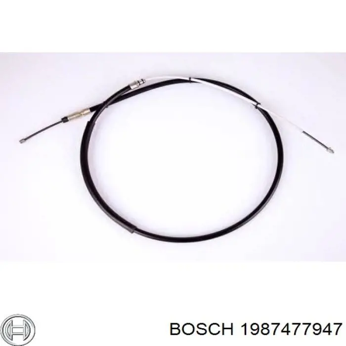 Трос стояночного тормоза задний правый Bosch 1987477947 цена, от 12.71 USD