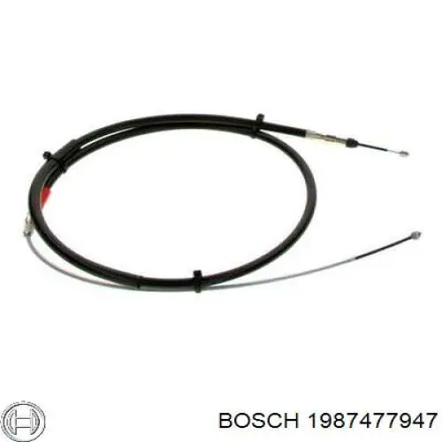 Трос ручника задний правый Bosch 1987477947