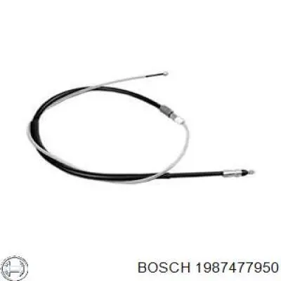 1987477950 Bosch Трос ручного тормоза задний правый/левый