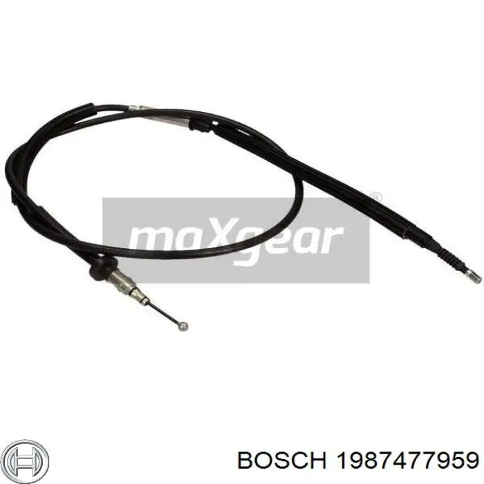 Задний трос ручника Bosch 1987477959 цена, от 23.65 USD