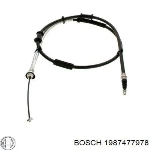 Cable de freno de mano trasero izquierdo 1987477978 Bosch