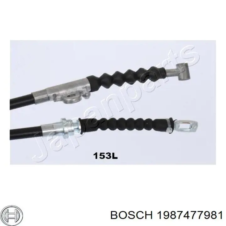 1987477981 Bosch Трос ручного тормоза