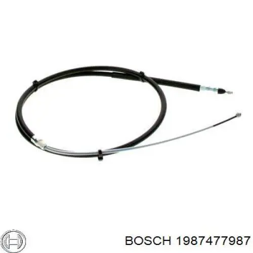 Cable de freno de mano trasero izquierdo 1987477987 Bosch