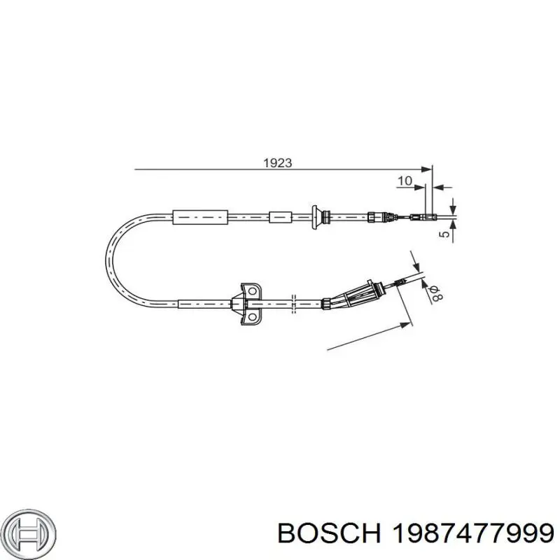 Купить 1987477999 Bosch Тормоз стояночный
