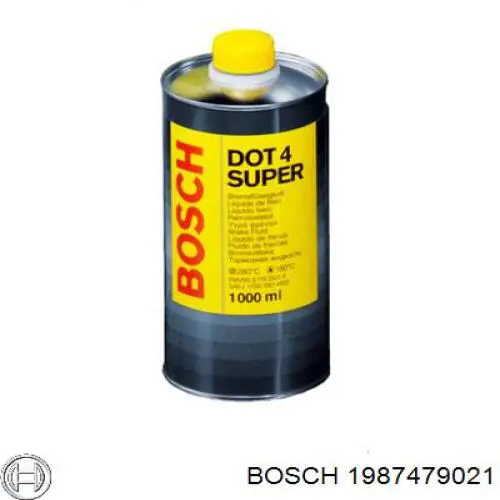 Жидкость тормозная Bosch Brake Fluid SUPER DOT 4 1 л (1987479021)