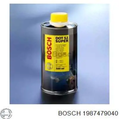 Жидкость тормозная Bosch Brake Fluid SUPER DOT 5.1 0.5 л (1987479040)