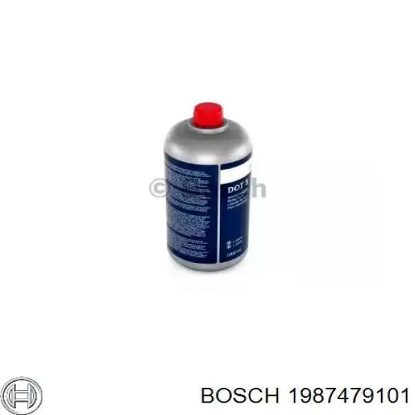 Жидкость тормозная Bosch BRAKE FLUID DOT 3 1 л (1987479101)