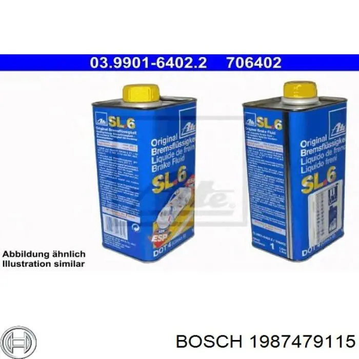 1987479115 Bosch Жидкость для тормозной системы