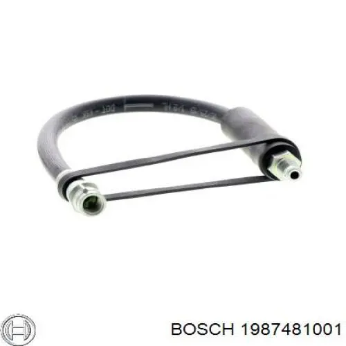 Купить 1987481001 Bosch Задний тормозной шланг