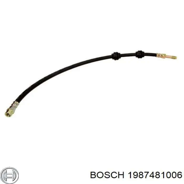 Шланг тормозной передний Bosch 1987481006