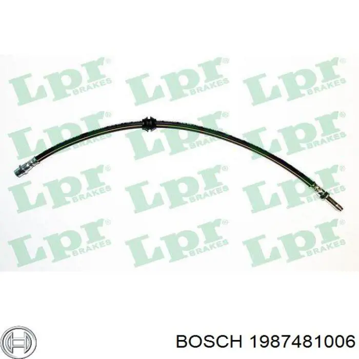1987481006 Bosch Гибкая тормозная трубка передняя