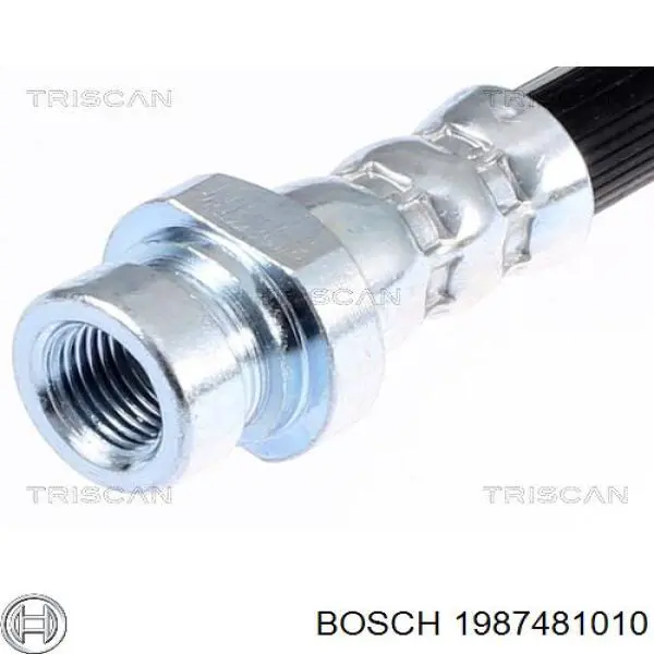 Шланг тормозной передний Bosch 1987481010 цена, от 8.75 USD