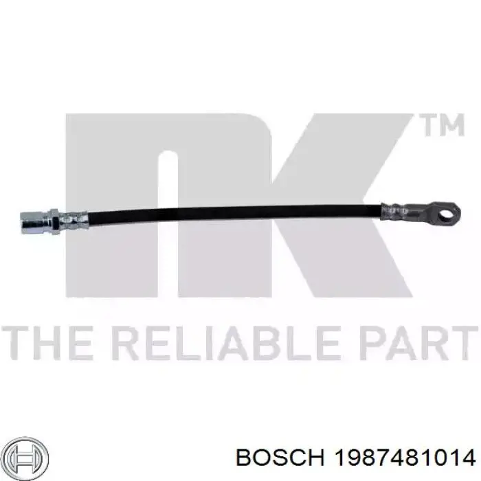 Шланг тормозной передний 1987481014 Bosch