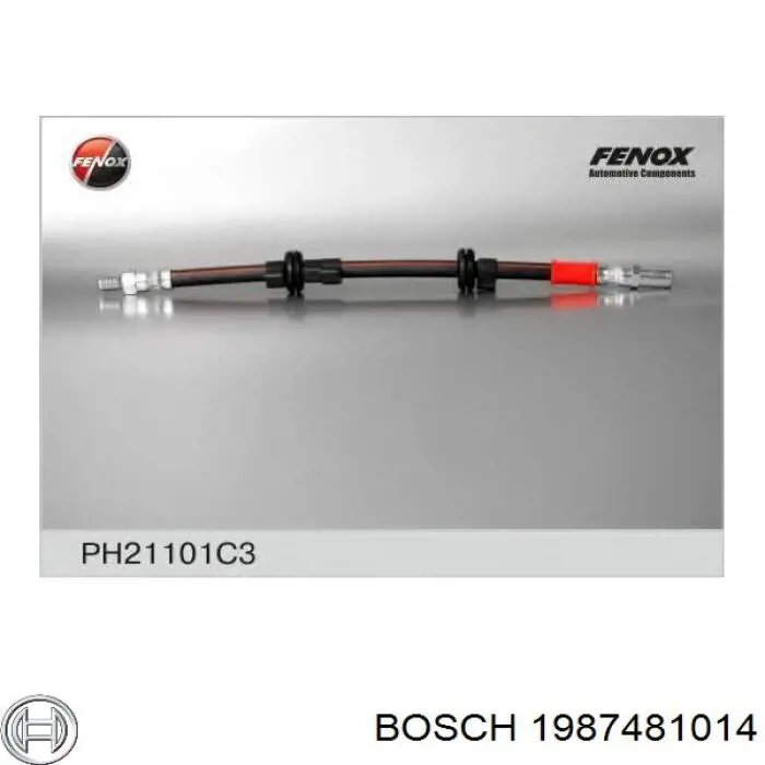 1987481014 Bosch Гибкая тормозная трубка передняя