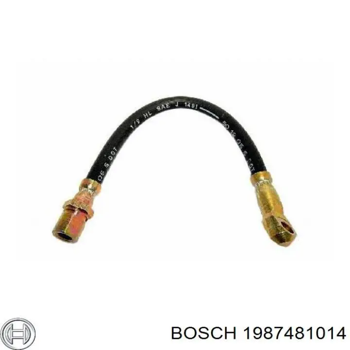 Купить 1987481014 Bosch Шланг тормозной передний