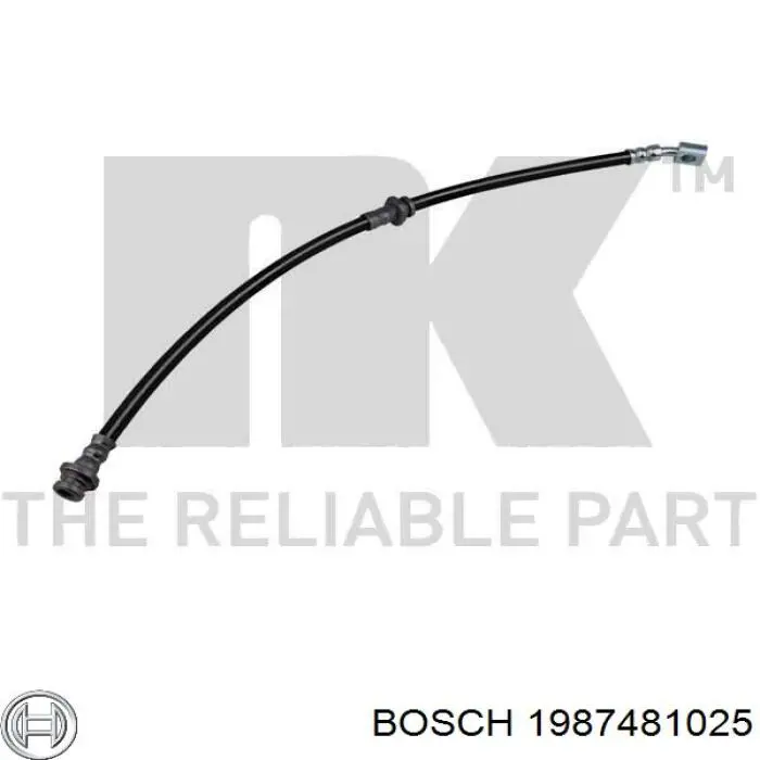 Latiguillo de freno delantero 1987481025 Bosch