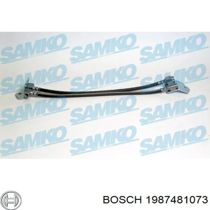 Купить 1987481073 Bosch Задний тормозной шланг
