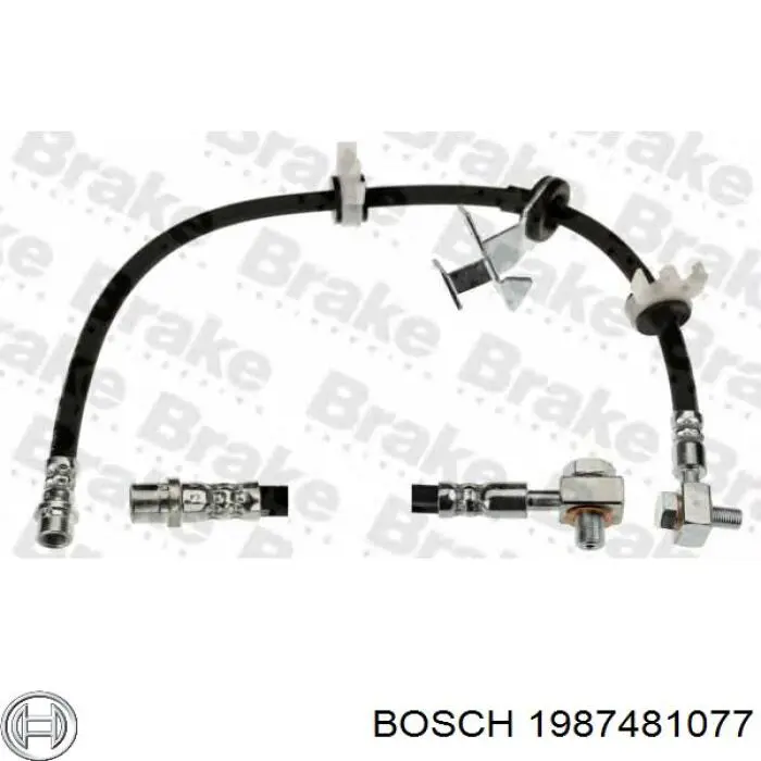 Шланг тормозной передний, левый Bosch 1987481077 цена, от 27.98 USD