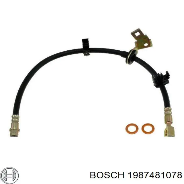 Шланг тормозной передний правый 1987481078 Bosch