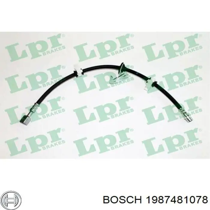 Купить 1987481078 Bosch Шланг тормозной передний, правый