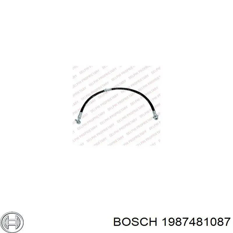 Тормозной шланг задний Bosch 1987481087 цена, от 20.51 USD
