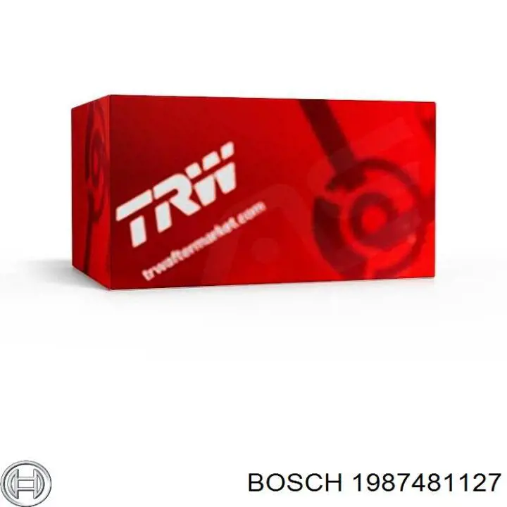 Шланг тормозной задний левый 1987481127 Bosch