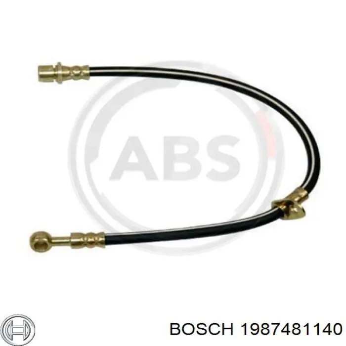 Шланг тормозной передний правый 1987481140 Bosch