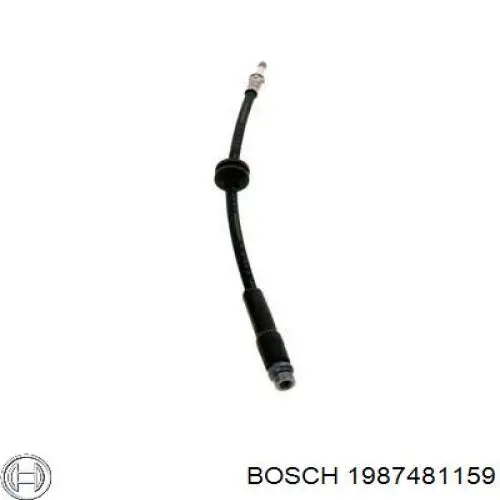 Купить 1987481159 Bosch Задний тормозной шланг