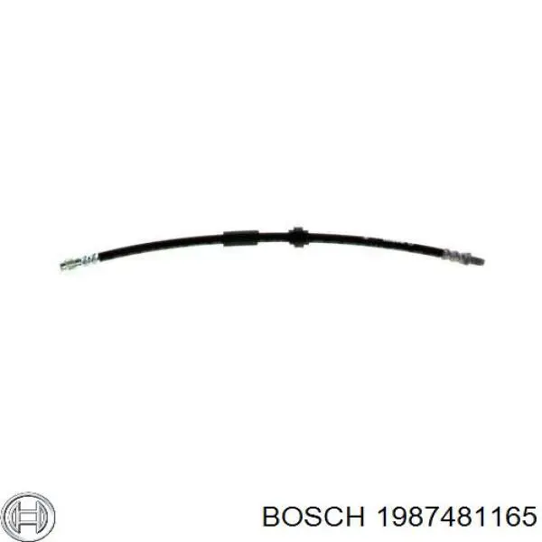 Купить 1987481165 Bosch Шланг тормозной передний
