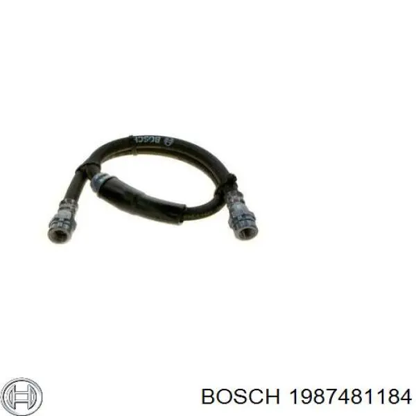 1987481184 Bosch шланг тормозной передний