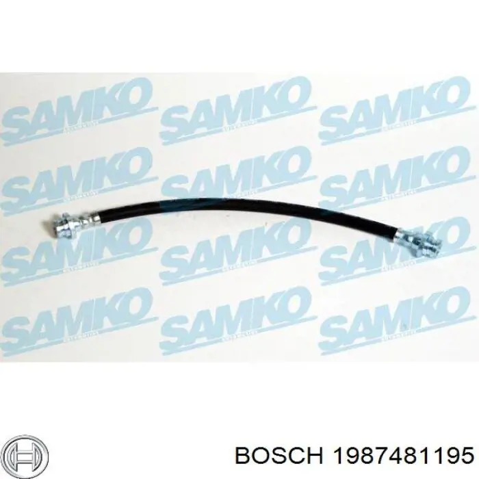 1987481195 Bosch шланг тормозной передний